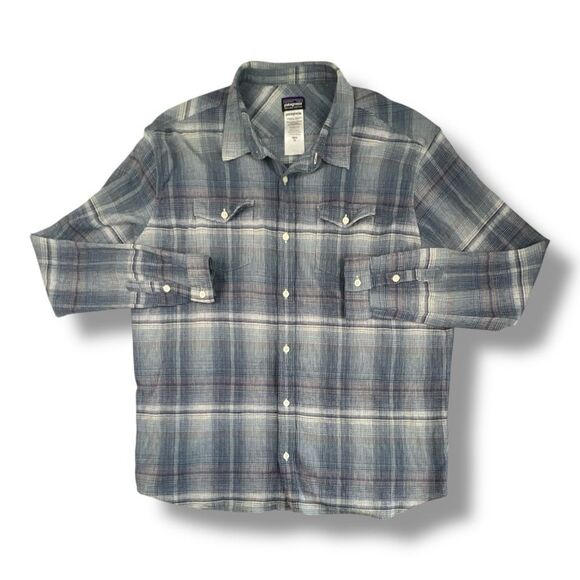 Patagonia Long Sleeve Front Button Top Size Extra Extra Large - Picture 1 of 5
